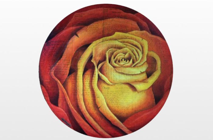 Spiral Round Rose (FIRE)